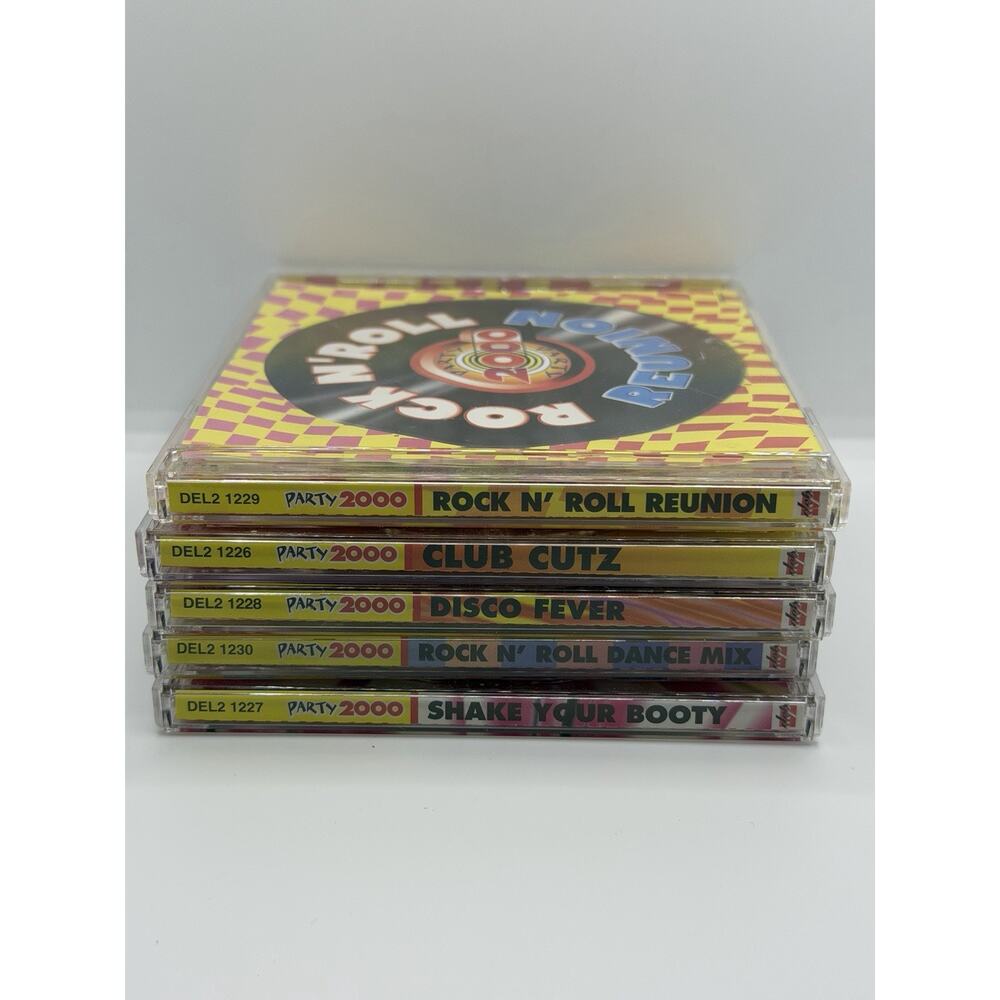 Party Mix, Various Artists 5 CD Set Rock And Roll Disco Dance Club Cuts